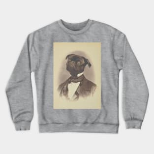 Gentleman Pug Crewneck Sweatshirt